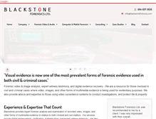 Tablet Screenshot of blackstoneforensics.com